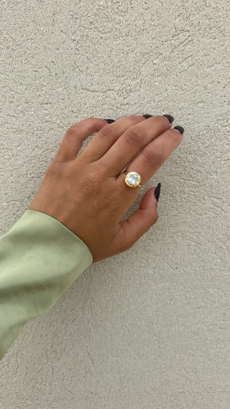 Asia ring, טבעת כסף 925 או ציפוי זהב – תמונה 5
