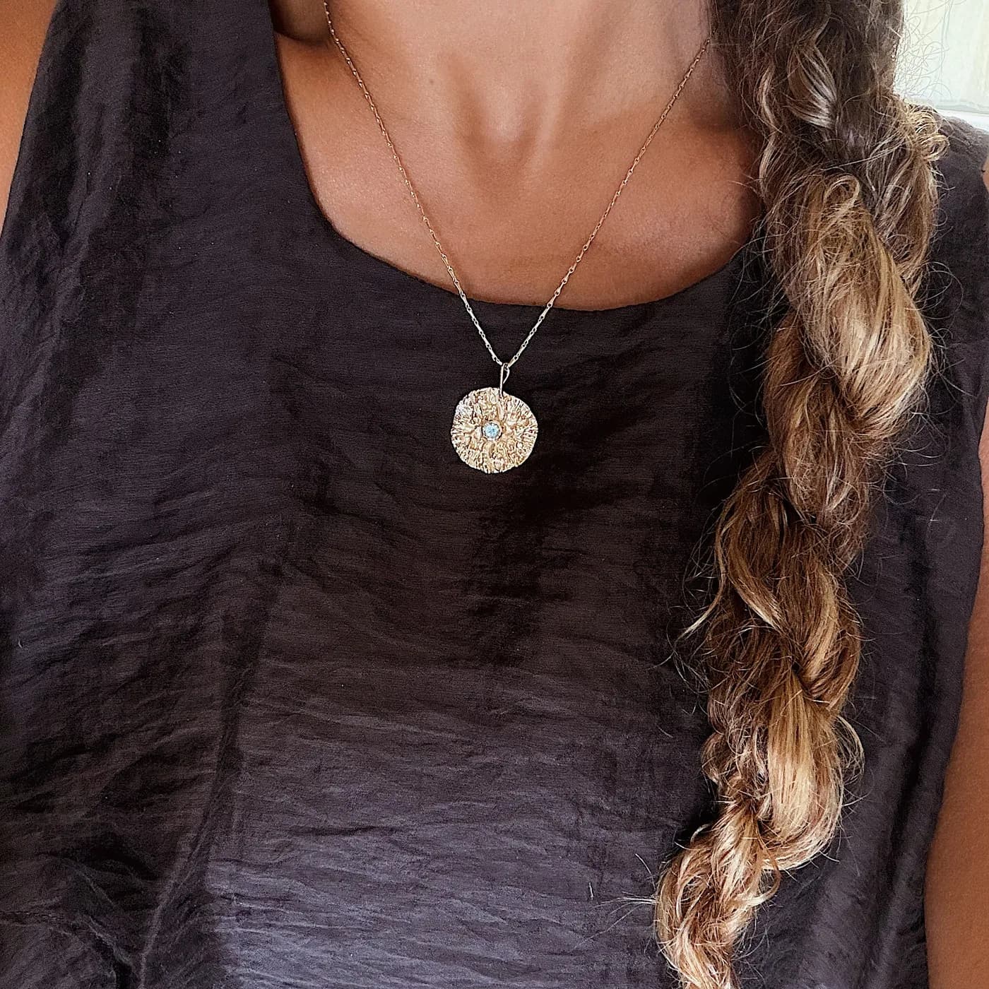 Core necklace, שרשרת כסף 925 או ציפוי זהב – תמונה 4