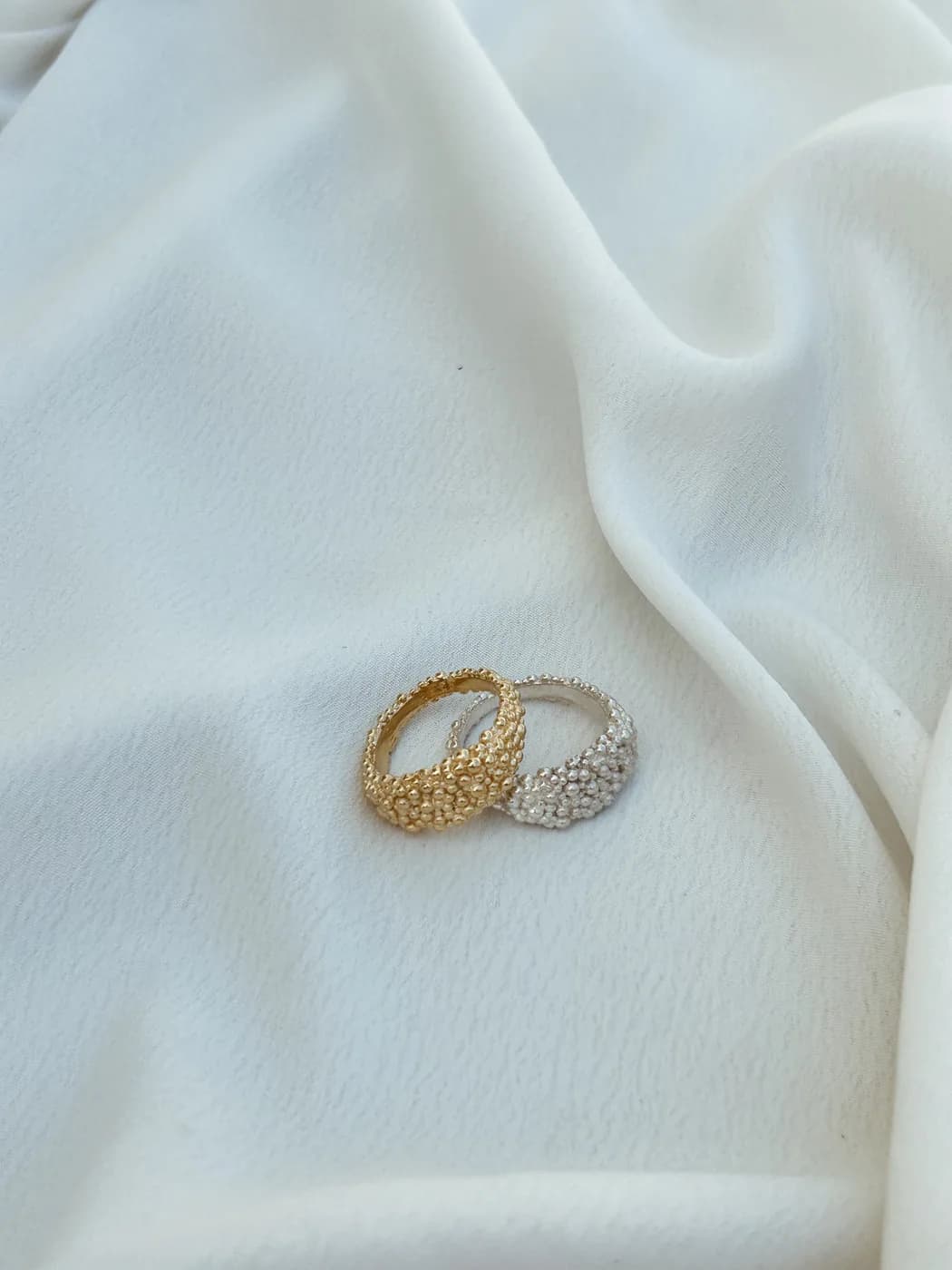 Dot ring, טבעת כסף 925 או ציפוי זהב – תמונה 3