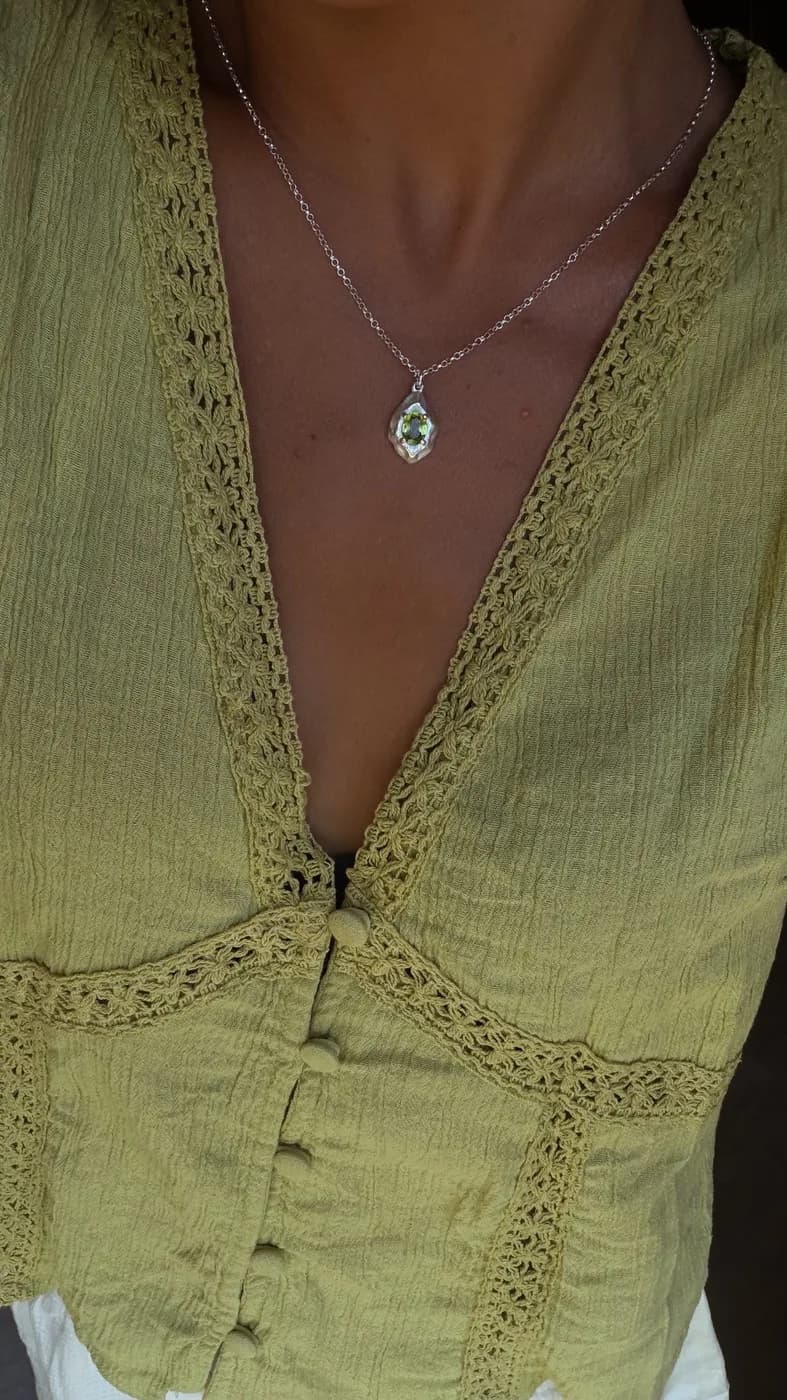 Ella necklace, שרשרת כסף 925 או ציפוי זהב – תמונה 3