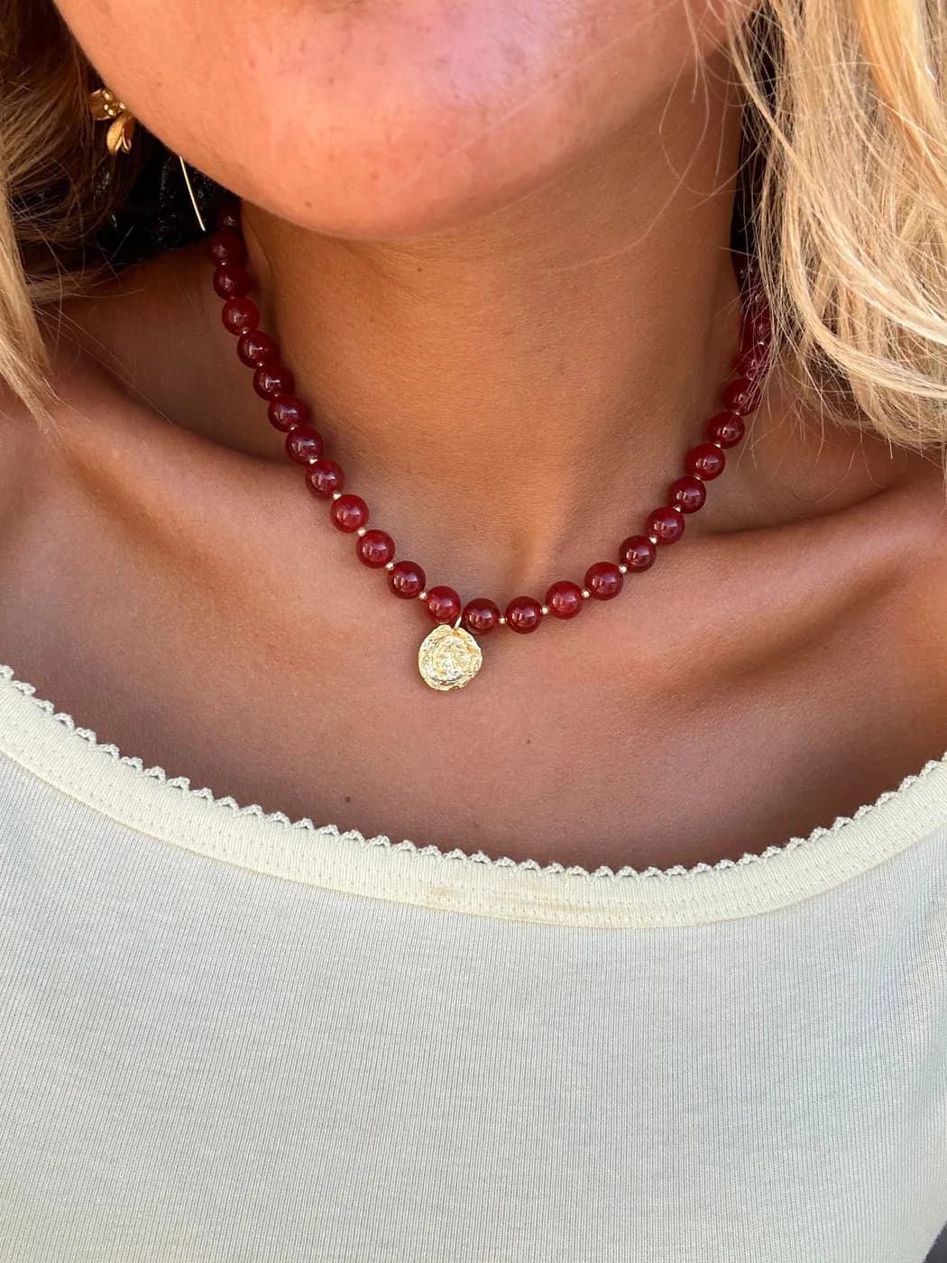 Lia necklace, שרשרת כסף 925 או ציפוי זהב – תמונה 4