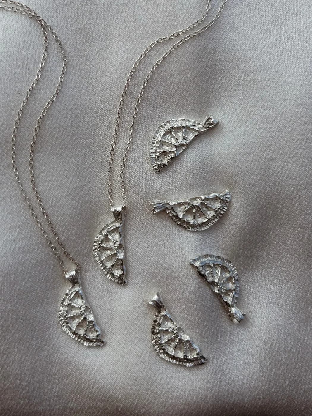 Lemon Necklace, שרשרת כסף 925 או ציפוי זהב – תמונה 3