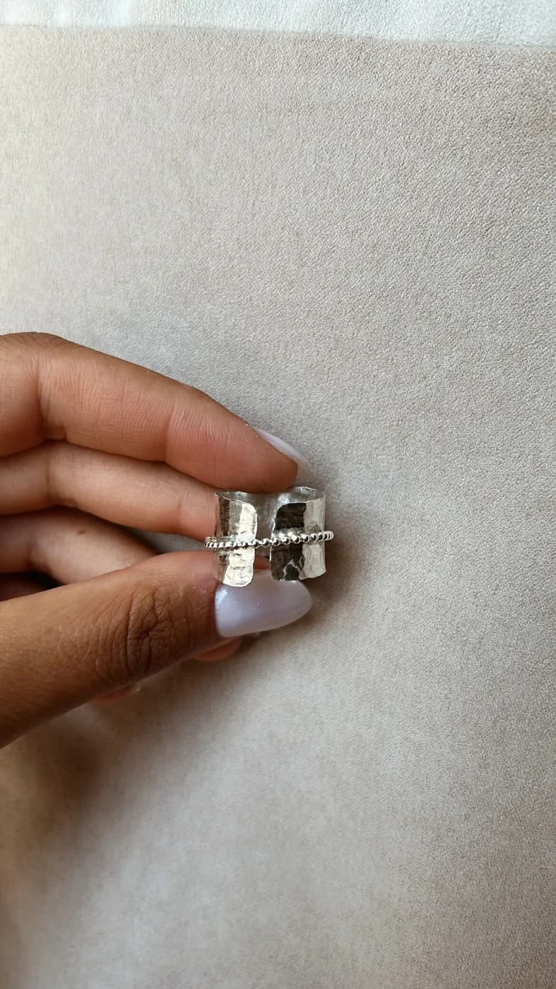 Niv Ring, טבעת כסף 925 או ציפוי זהב – תמונה 2