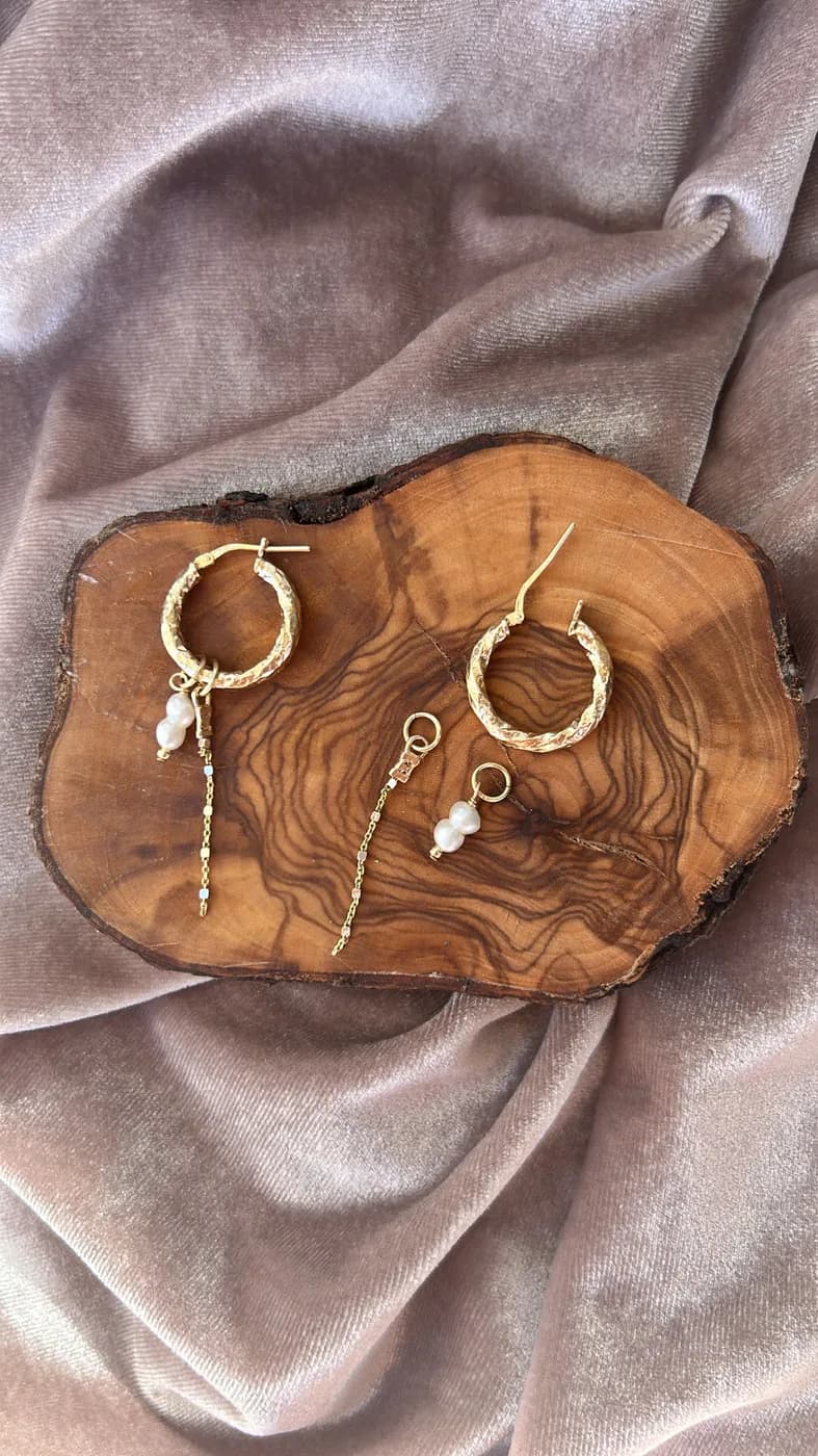 Perl basic earrings