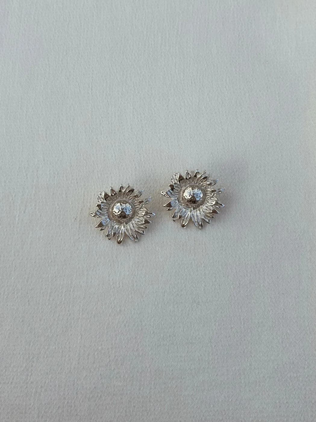 Sunflowers, עגילים כסף 925 או ציפוי זהב – תמונה 3