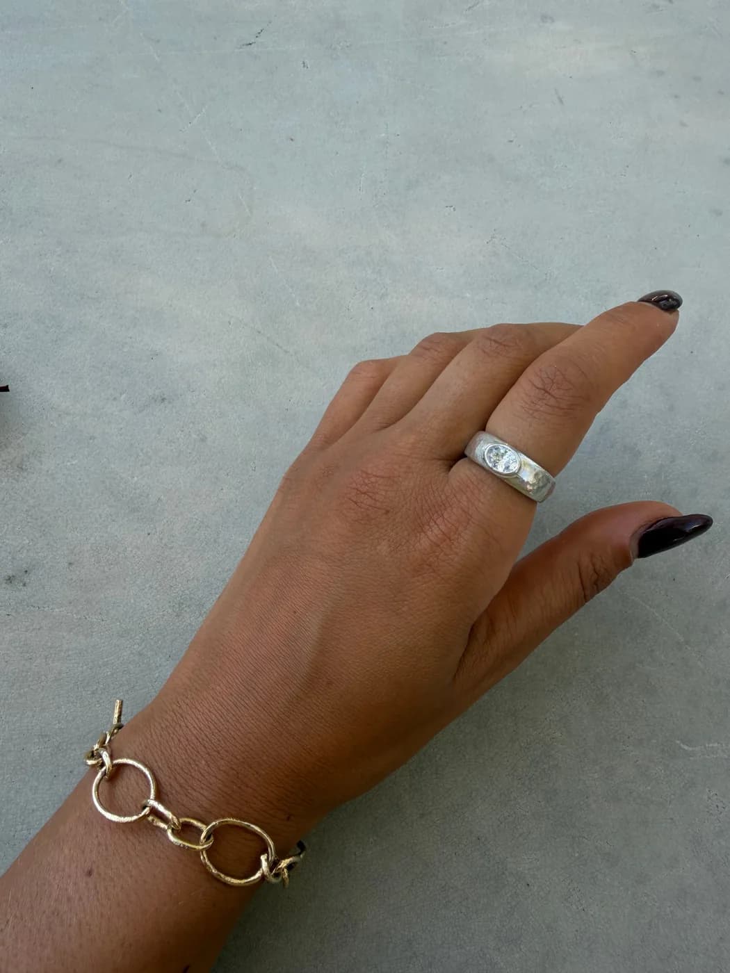 Terra ring, טבעת כסף 925 או ציפוי זהב – תמונה 4