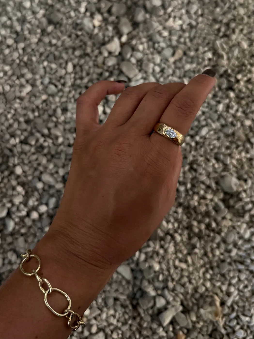 Terra ring, טבעת כסף 925 או ציפוי זהב – תמונה 7